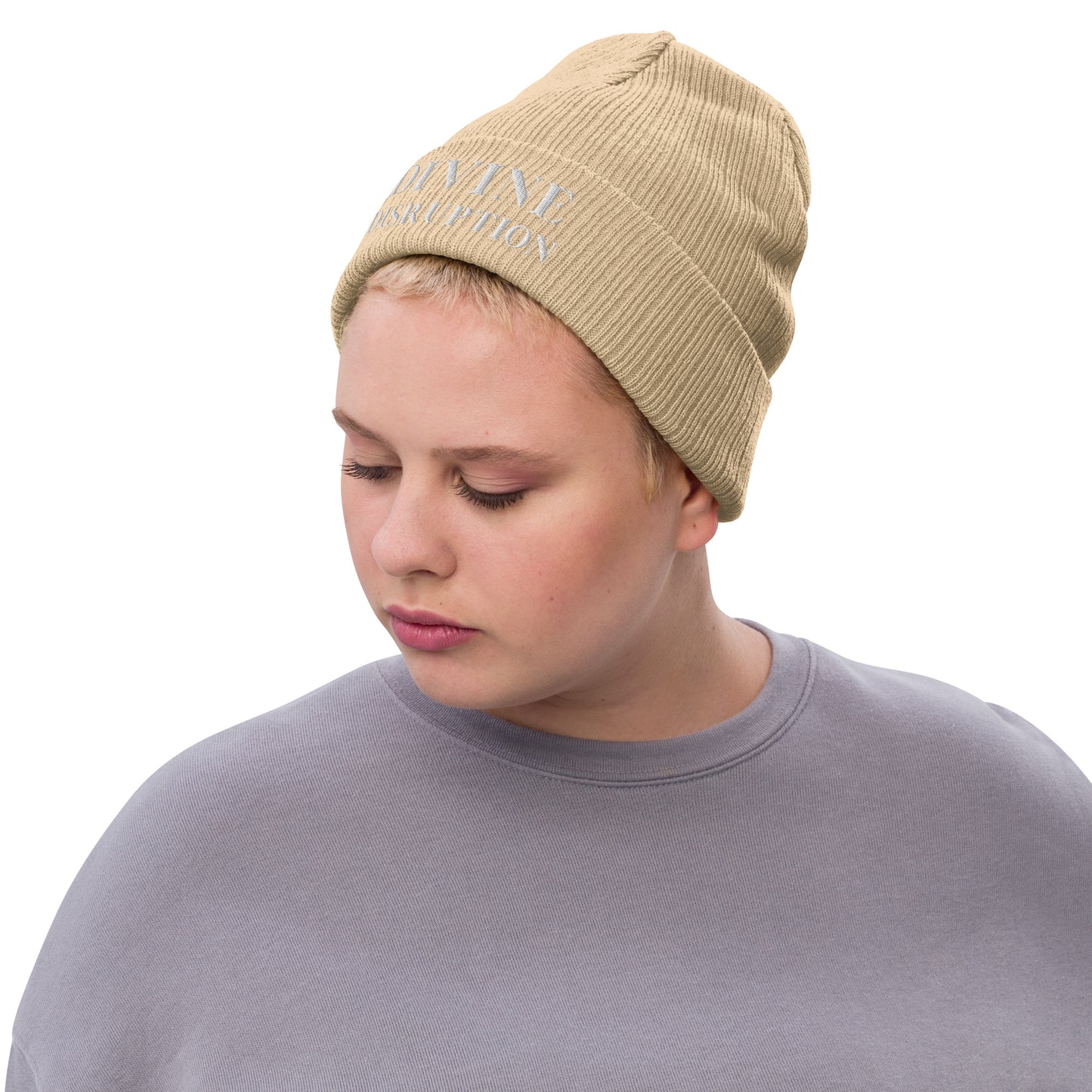 Divine Disruption | Ribbed Knit Beanie