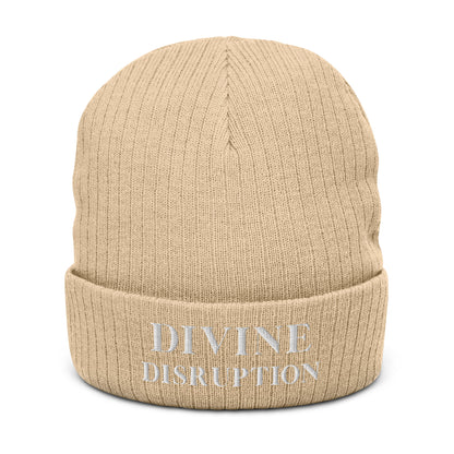 Divine Disruption | Ribbed Knit Beanie